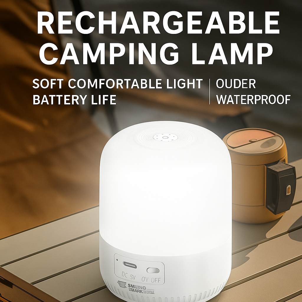 Rechargeable Camping Light – Emergency & Outdoor LED Lantern