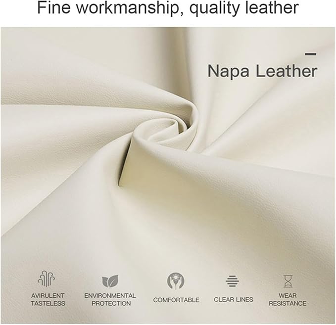 Luxury NAPPA Headrest Compatible For Mercedes Maybach S-Class Leather Lumbar Pillows Car Neck Travel Seat Cushion Support Car Accessories(Carbon Fiber)