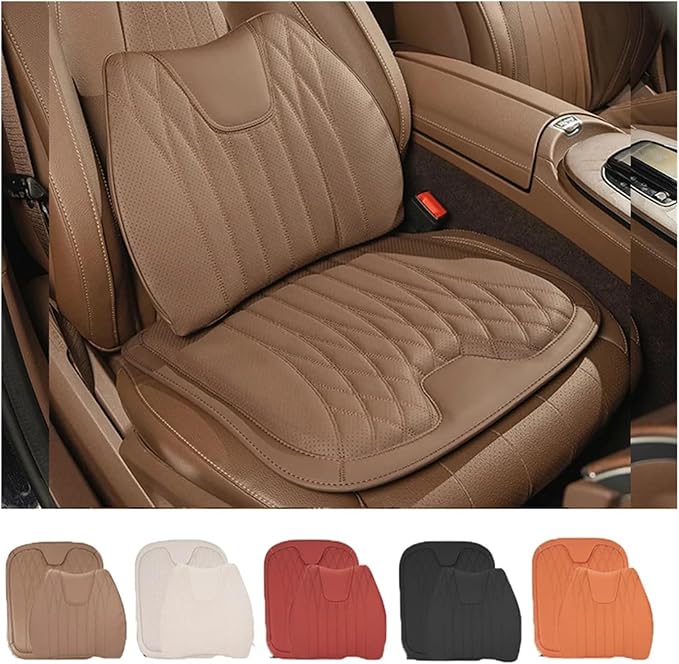 KAnduo M Car Seat Cushion for BMW All Model I3 I4 I8 X1 X2 X3 X4 X5 X5M X6 X7 Z4 Car Lumbar Support Pillow Auto Seat Waist Back Cushion Y (Color : Black B)