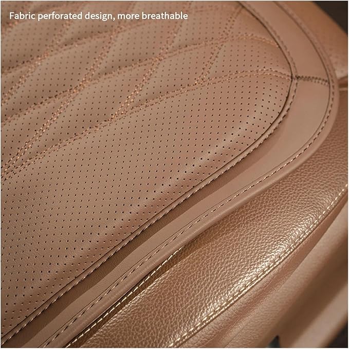 KAnduo M Car Seat Cushion for BMW All Model I3 I4 I8 X1 X2 X3 X4 X5 X5M X6 X7 Z4 Car Lumbar Support Pillow Auto Seat Waist Back Cushion Y (Color : Brown A)