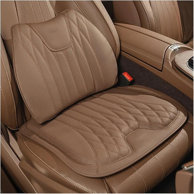 KAnduo M Car Seat Cushion for BMW All Model I3 I4 I8 X1 X2 X3 X4 X5 X5M X6 X7 Z4 Car Lumbar Support Pillow Auto Seat Waist Back Cushion Y (Color : Black C)