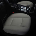 Car Interior PU Leather Car Seat Cover Protector Front Car Seat Cover,Single Seat Cover (Width 20.8×deep 21×Thick 0.2 inch) (Gray) Taupe