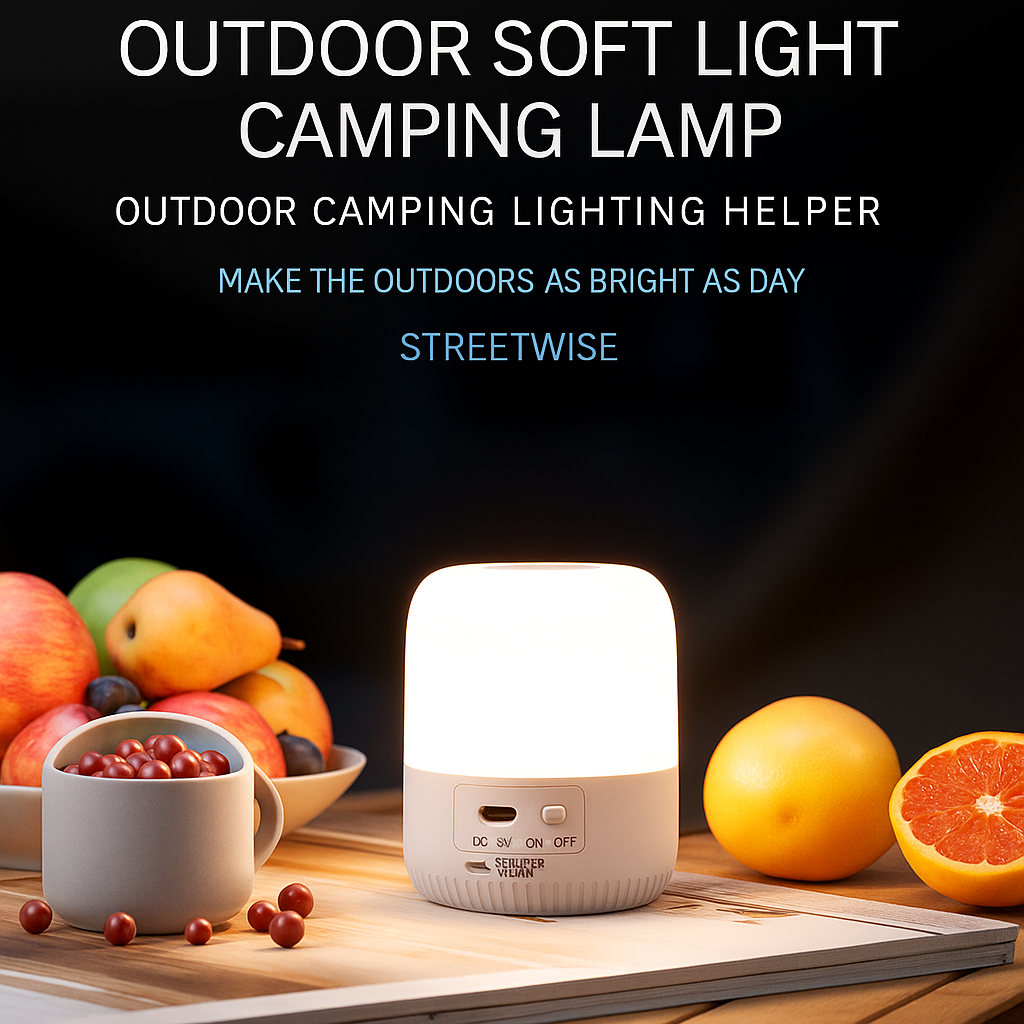 Rechargeable Camping Light – Emergency & Outdoor LED Lantern