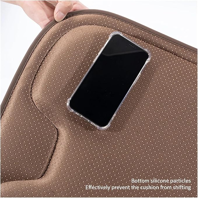 KAnduo M Car Seat Cushion for BMW All Model I3 I4 I8 X1 X2 X3 X4 X5 X5M X6 X7 Z4 Car Lumbar Support Pillow Auto Seat Waist Back Cushion Y (Color : Beige C)