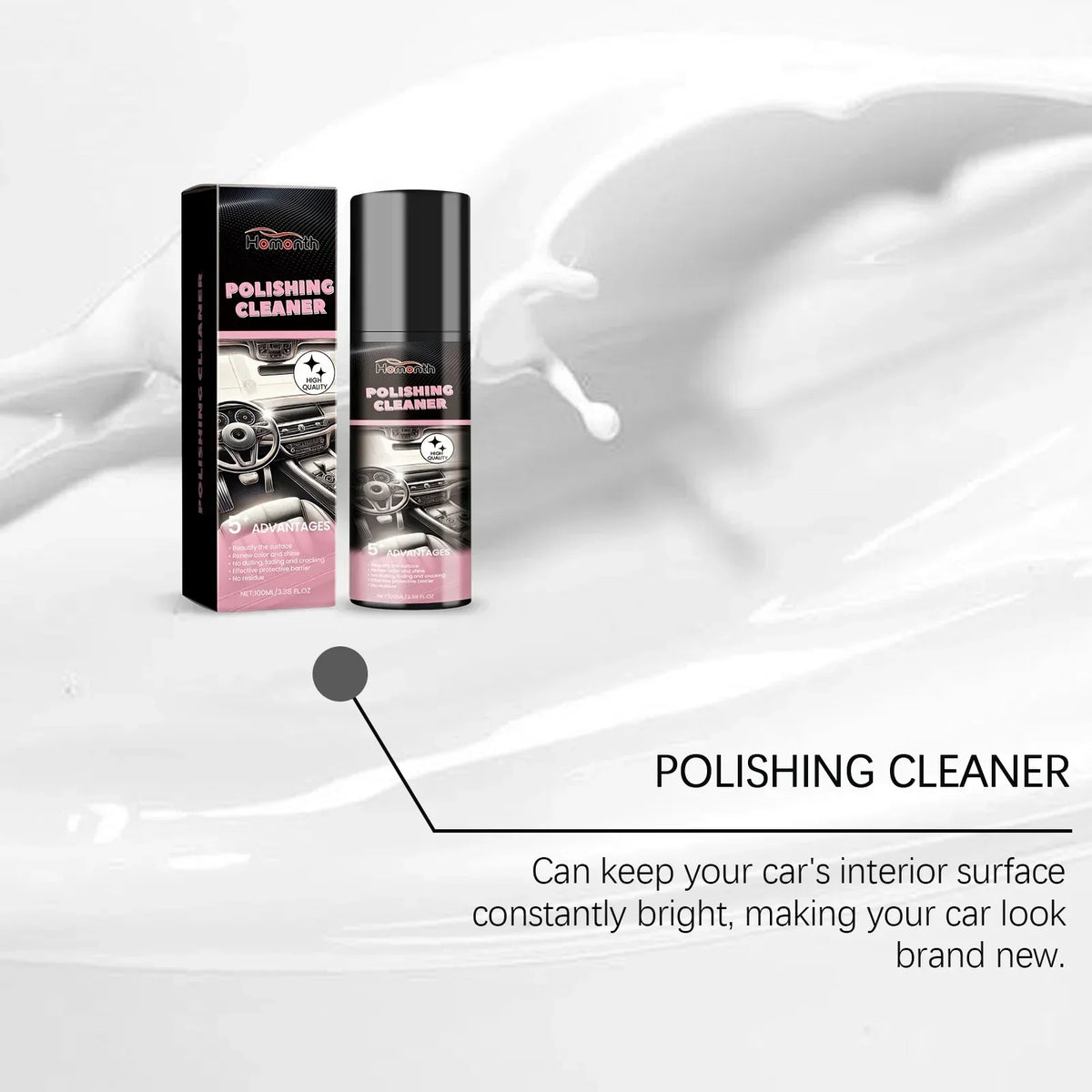 Car Plastic Restorer – Back to Black Gloss Interior Polish & Repair Coating