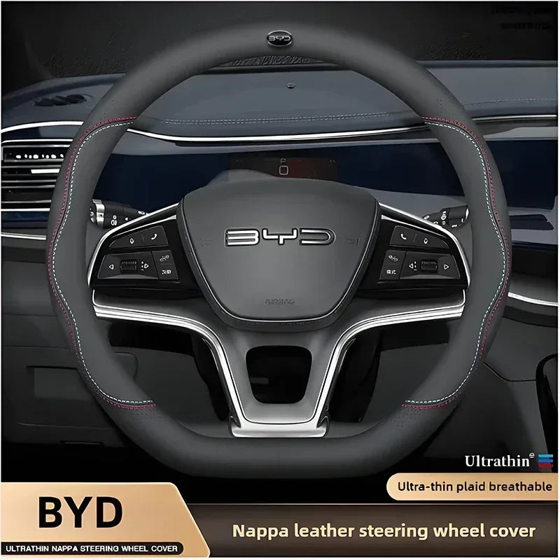 BYD Song Plus Leather Steering Wheel Cover