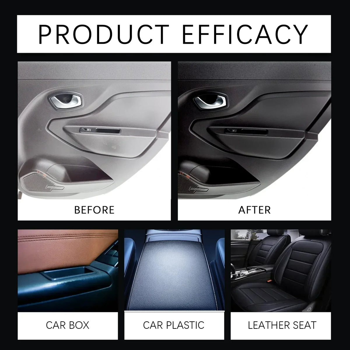 Car Plastic Restorer – Back to Black Gloss Interior Polish & Repair Coating