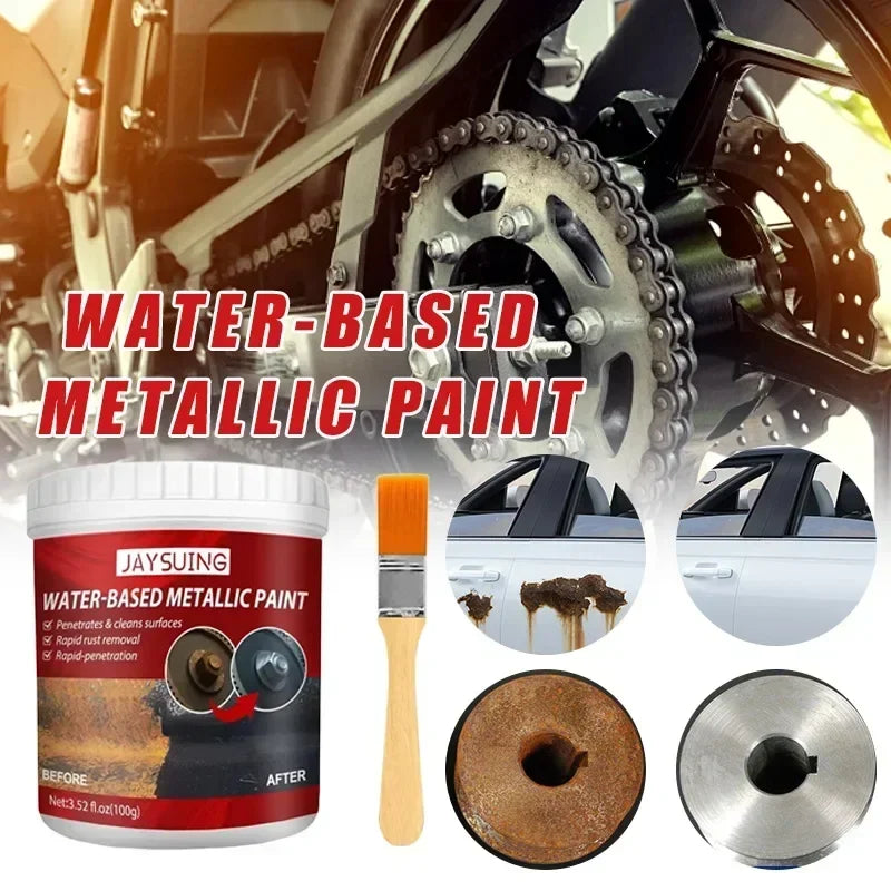 Metal Rust Remover & Converter Paint – Water-Based Anti-Rust Coating (100g / 300g)