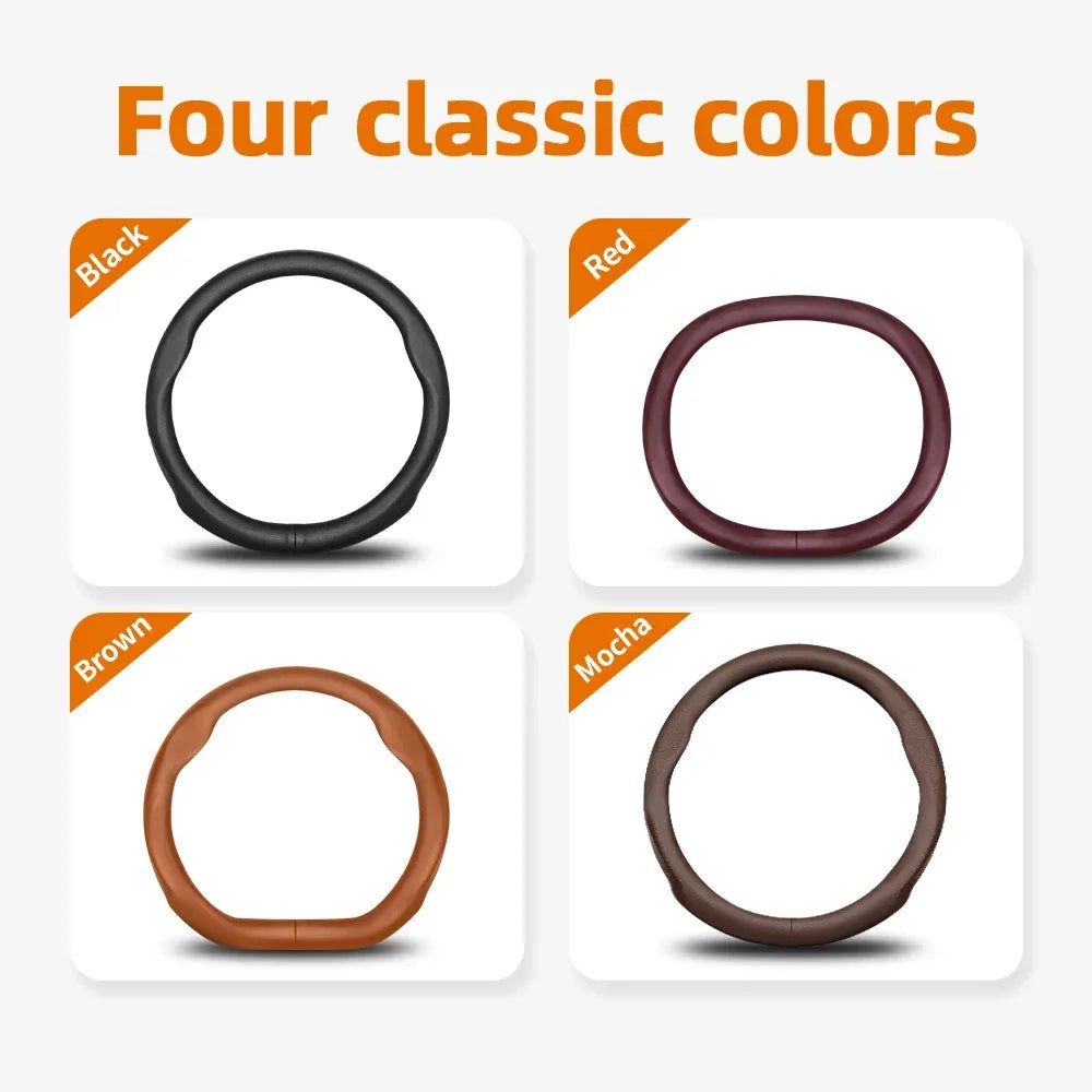 Lincoln Ultra-Thin Breathable Leather Steering Wheel Cover