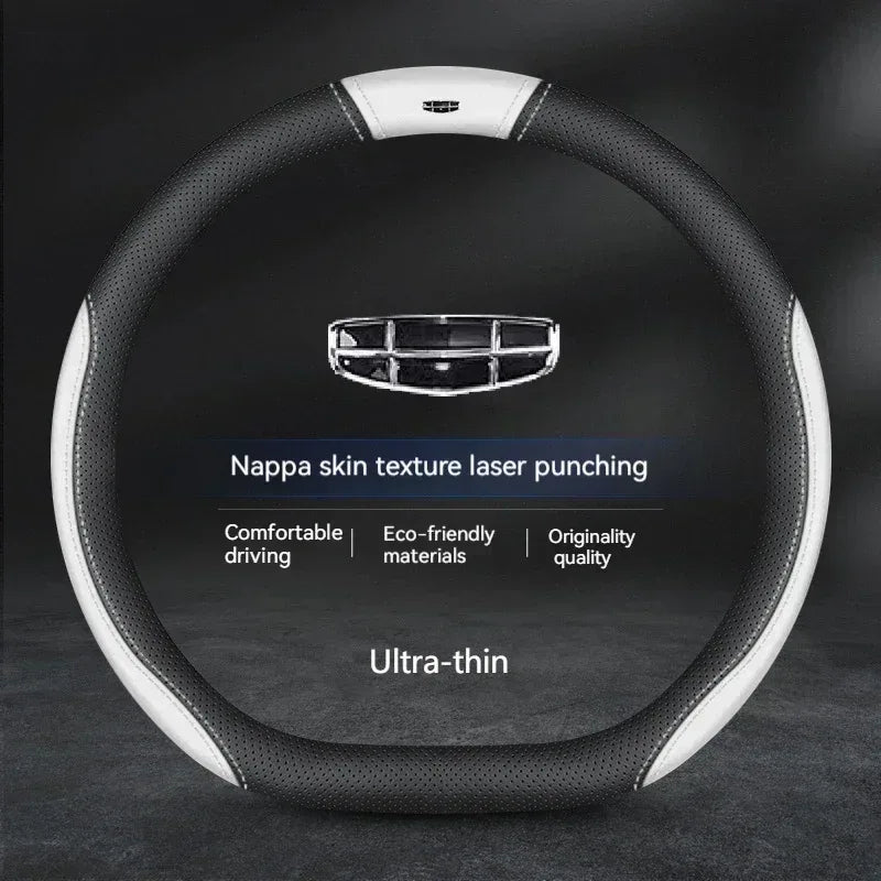 Geely Suede Breathable Steering Wheel Cover