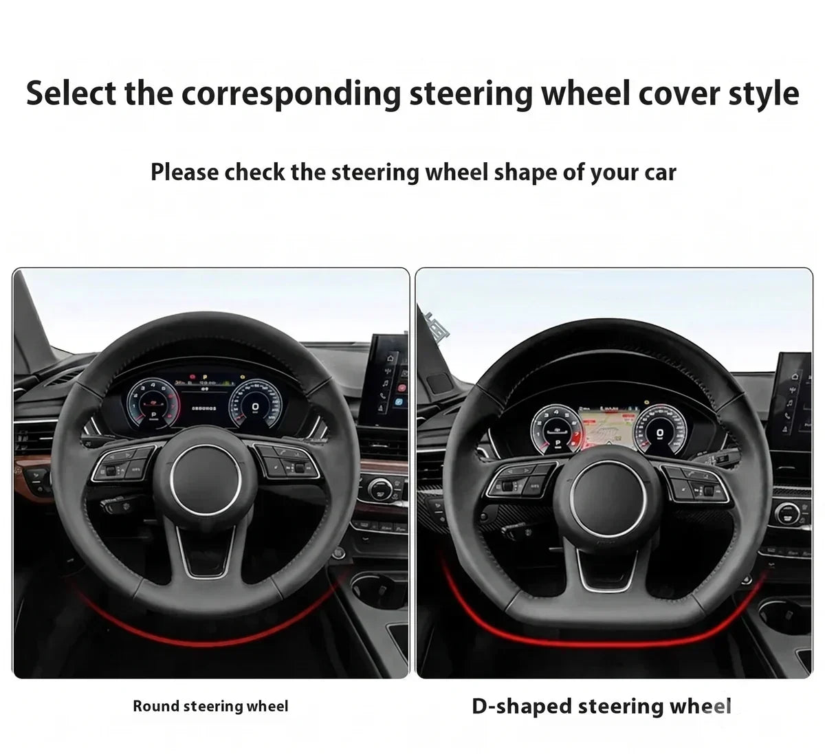 Honda Leather Steering Wheel Cover