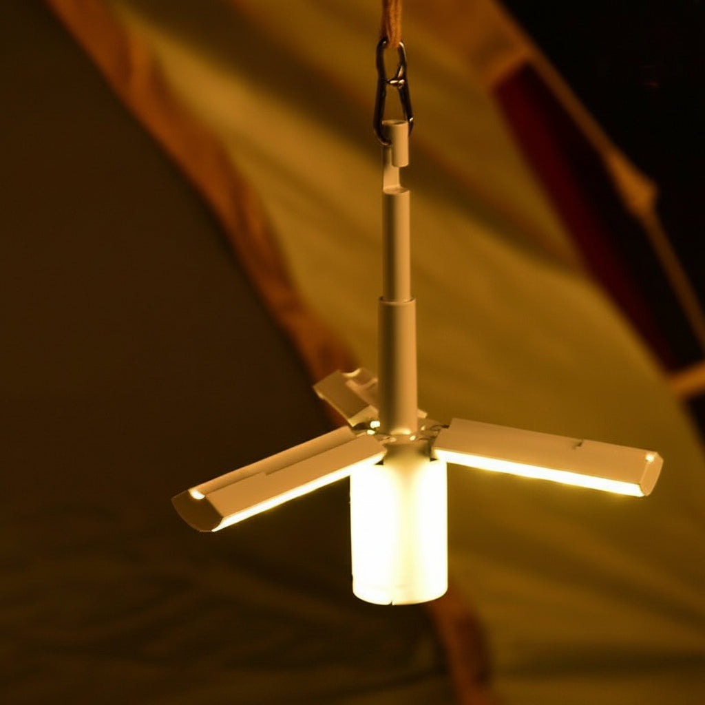 Wander & Wake™ Rechargeable LED Camping Lantern | Foldable Outdoor Tent Light
